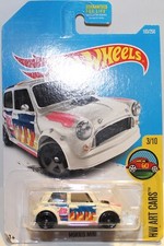 Hot Wheels White Morris Mini