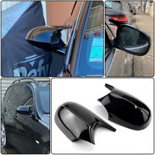 GLOSS BLACK FOR BMW E81 E82 E87 E90 E92 E93 M3 STYLE WING MIRROR COVER CAPS LCI