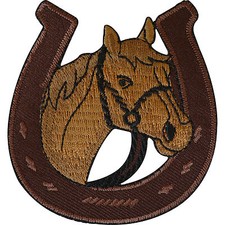Horseshoe Patch Iron / Sew On