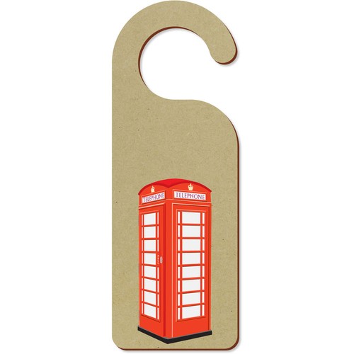 Telephone box door hanger - 'telephone,