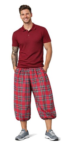 Adults pub golf tartan - pub,