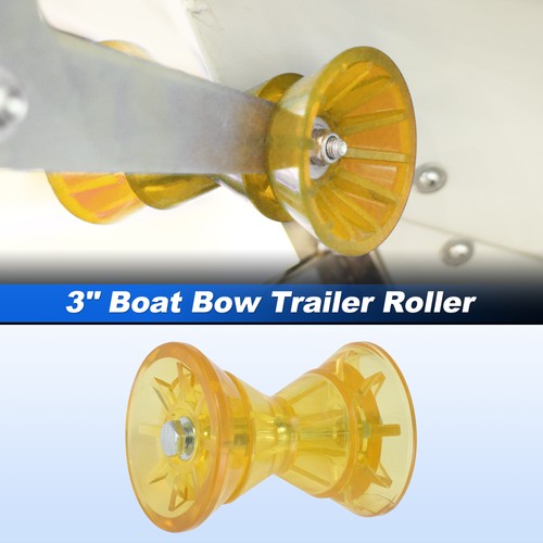 Boat bow trailer roller - 3",