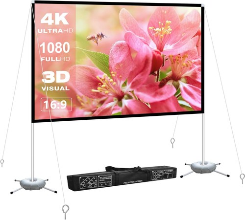 Projector screen with stand - screen,