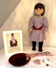 American Girl Doll Original Samantha Retired. Book & Accessories Pleasant Co 98