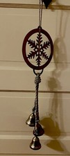 3 Silver Bells Ornament On