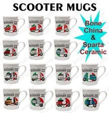 Scooter Mug, Scootering Mug, Lambretta Vespa Scooter Mugs, Northern Soul Mug Mod