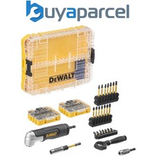 Dewalt 80PC Set - Impact Driver Right Angle Drill Attachment 1/4" Hex Bit Set