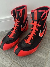 Nike Machomai 2 Boxing Boots Size 11 UK Red Black Good Condition