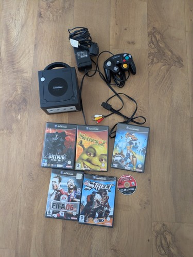 Black nintendo gamecube bundle - gamecube,