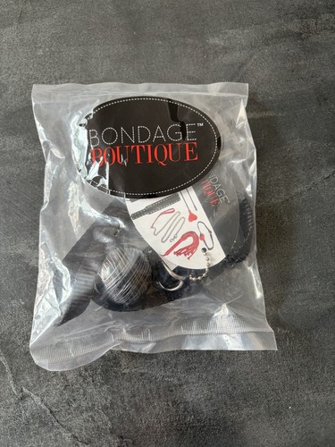 Ball gag with black - black, rubber