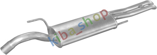 Exhaust system rear silencer - exhaust,