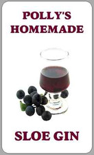 Sloe Gin Bottle Labels