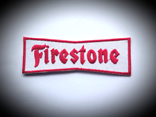 FIRESTONE TYRES CAR TRUCK RALLY MOTORSPORT RACING EMBROIDERED PATCH UK SELLER 
