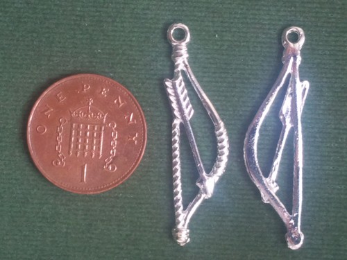 Bow arrow charms bright - 5,
