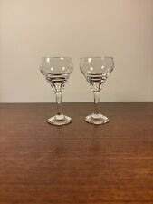 Set Of 2 Vintage Wavy Aperitif