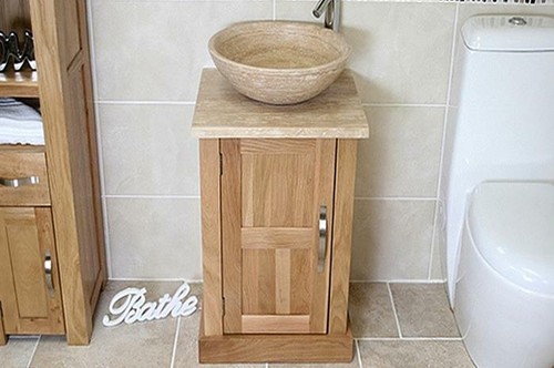Cloakroom oak bathroom - cloakroom,