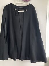 Zara Tailored Cape Size Small Stylish Goth cool cape for Halloween!! 