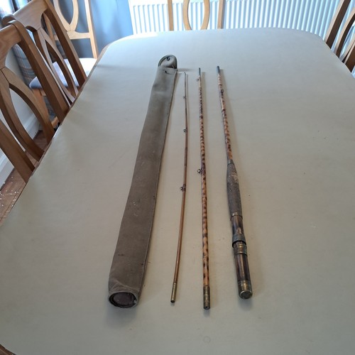 Vintage flamed bamboo - , fishing