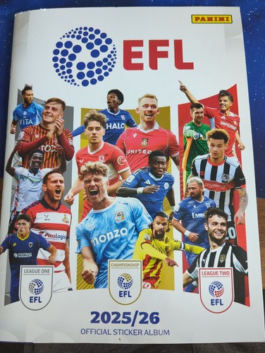 Efl panini sticker album - sticker,