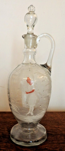 Mary gregory clear - mary, glass