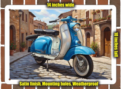 Metal sign 1959 lambretta - sign,
