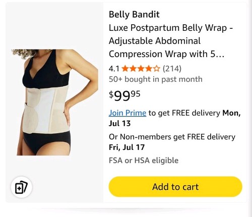 Belly bandit waist trainer - bandit,
