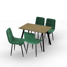 110cm Dining Table & 4 Pcs