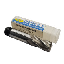 Europa Tool 16mm End Mill HSCo8 4 Flute Threaded Shank 26.5CL 80OAL 307202