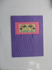Handmade Greeting Card Cross