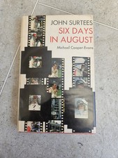 John Surtees Six Days In August, Pre Published Review Copy