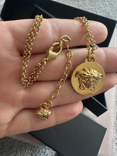 Versace medusa charm - versace, necklace