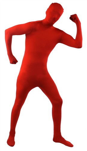 Red skin suit adult fancy - skin,