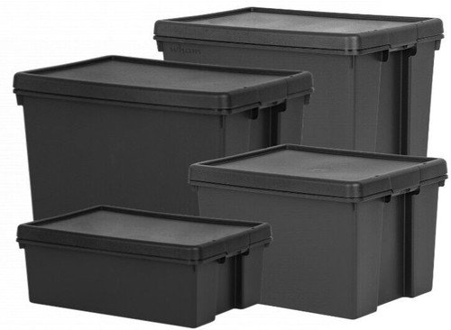 Heavy duty black storage box - heavy,