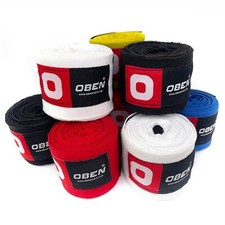Oben® 4.5M Hand Fist Wraps Bandages Boxing Inner Gloves Muay Thai MMA Cotton