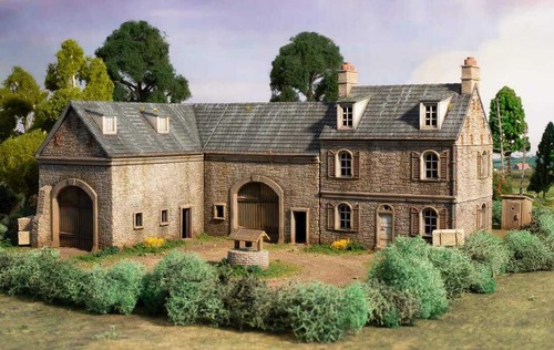 French farm barn l - barn, shaped