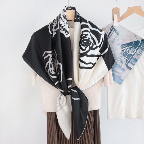100 mulberry silk scarf in - mulberry,