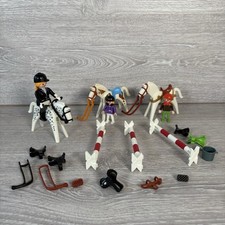Playmobil Custom Bundle Horses Horse Riding Jumps Accessories Figures