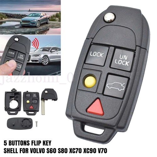 Flip remote car key - fob, case