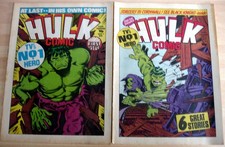 HULK Comic #1 and 9 - 1979