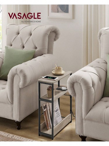 Slim side table - side, with