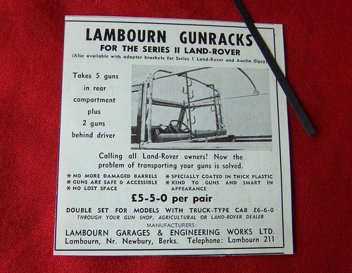 Lambourn gunrack for - for, series