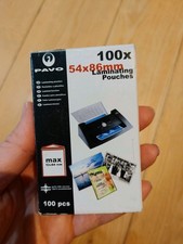 Pavo Laminating Pouches Size