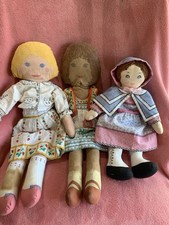 Vintage Cloth Kit Dolls ?  Please See All Pictures ( 38cm - 50cm )