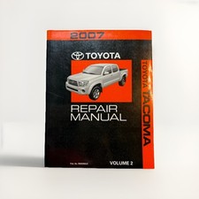 Toyota Tacoma Pick-up Truck 2007 OEM Shop Service Repair Manual Engine Guide 4X4