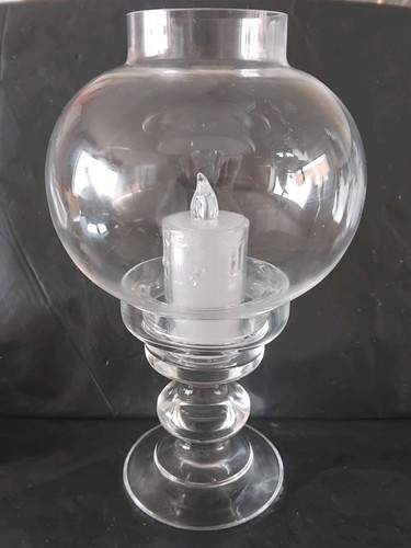 Part glass candle - glass,