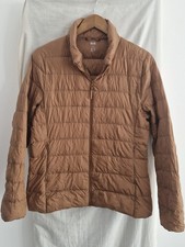 UNIQLO Brown Down Puffer Jacket Size M