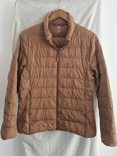 Uniqlo brown down puffer - brown,