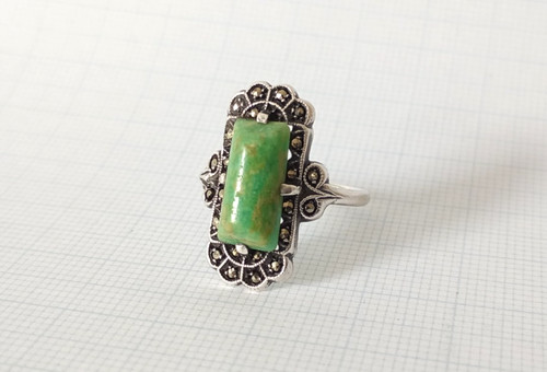 Aventurine art deco antique - aventurine,