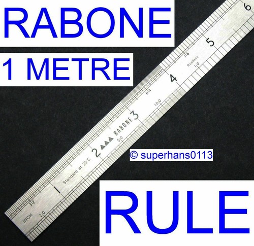 Rabone metre stainless steel - stainless,