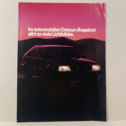 Datsun 1982 brochure de - 1982, /